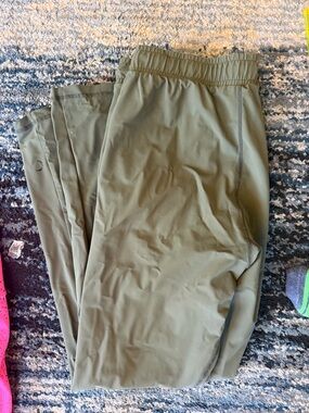 Olive Green Women's Performance Joggers